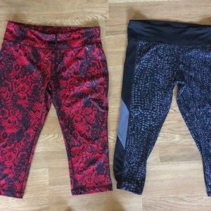 Bundle two pairs of gym pants medium